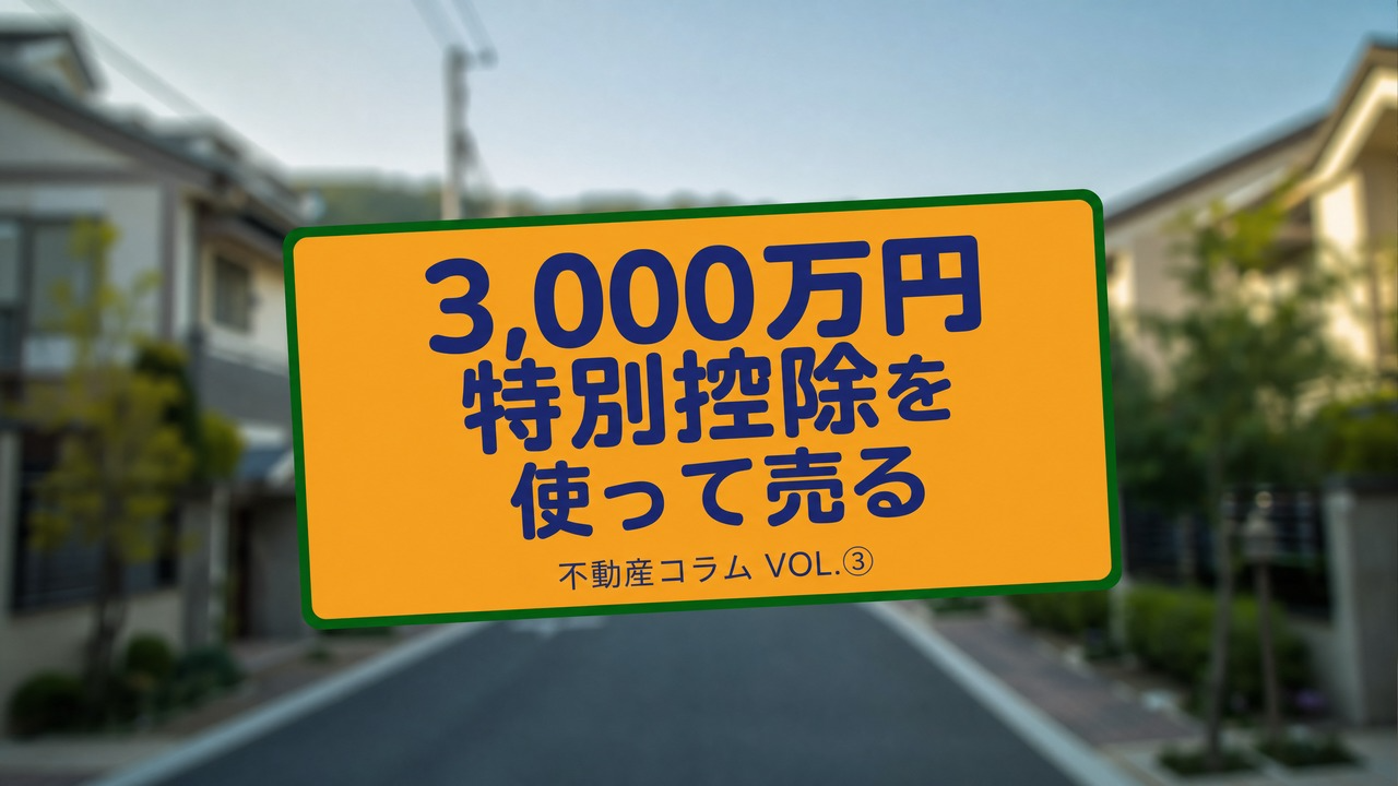 相続した空き家を売るなら知っておきたい3,000万円特別控除【条件・期限・2027年12月末まで】